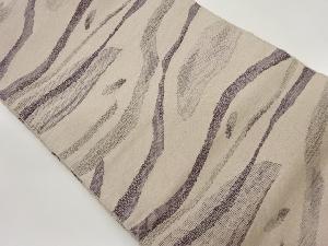 変わり曲線模様織出し名古屋帯